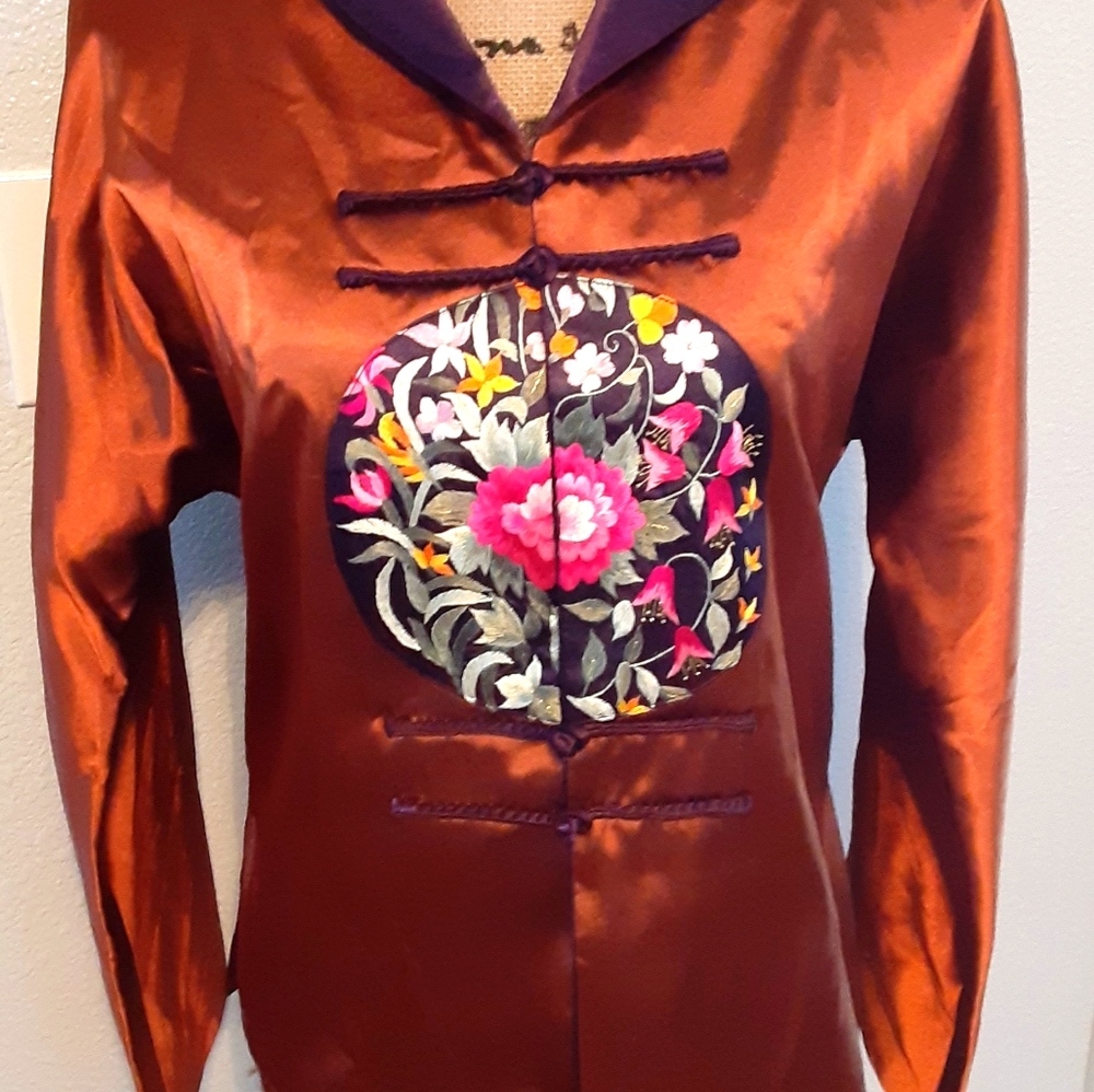Soft Surroundings NWOT artisan silk kimono jacket